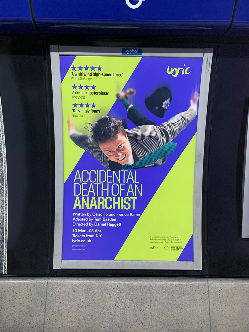 Death-of-an-Anarchist-poster-by-Greg-Bunbury-TFL-2