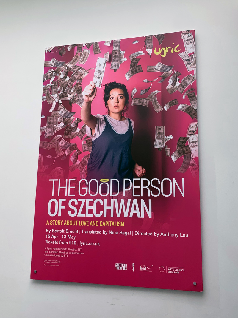 The Good-Person-of-Szechwan-poster-Lyric-hammersmith-by-Greg-Bunbury