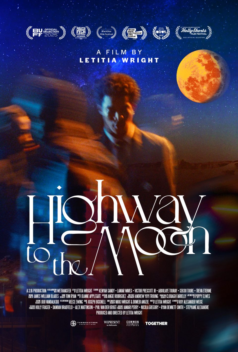 Highway to the Moon poster by Greg Bunbury